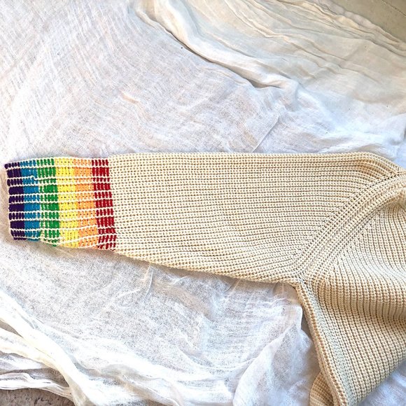 YOHJI YAMAMOTO Y's SWEATER. 100% WOOL but not at all itchy. Org $695 - Picture 7 of 12